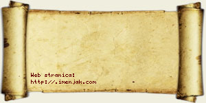 Žanka Perunac vizit kartica